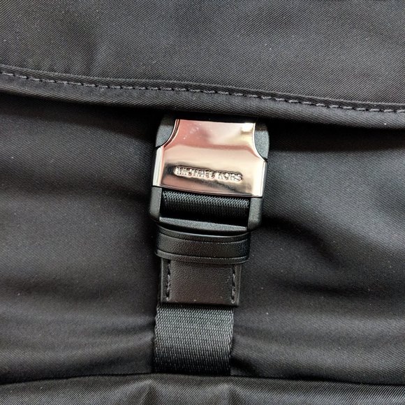 Michael Kors Men's Kent Field Backpack Black Nylon NWT - Picture 3 of 11